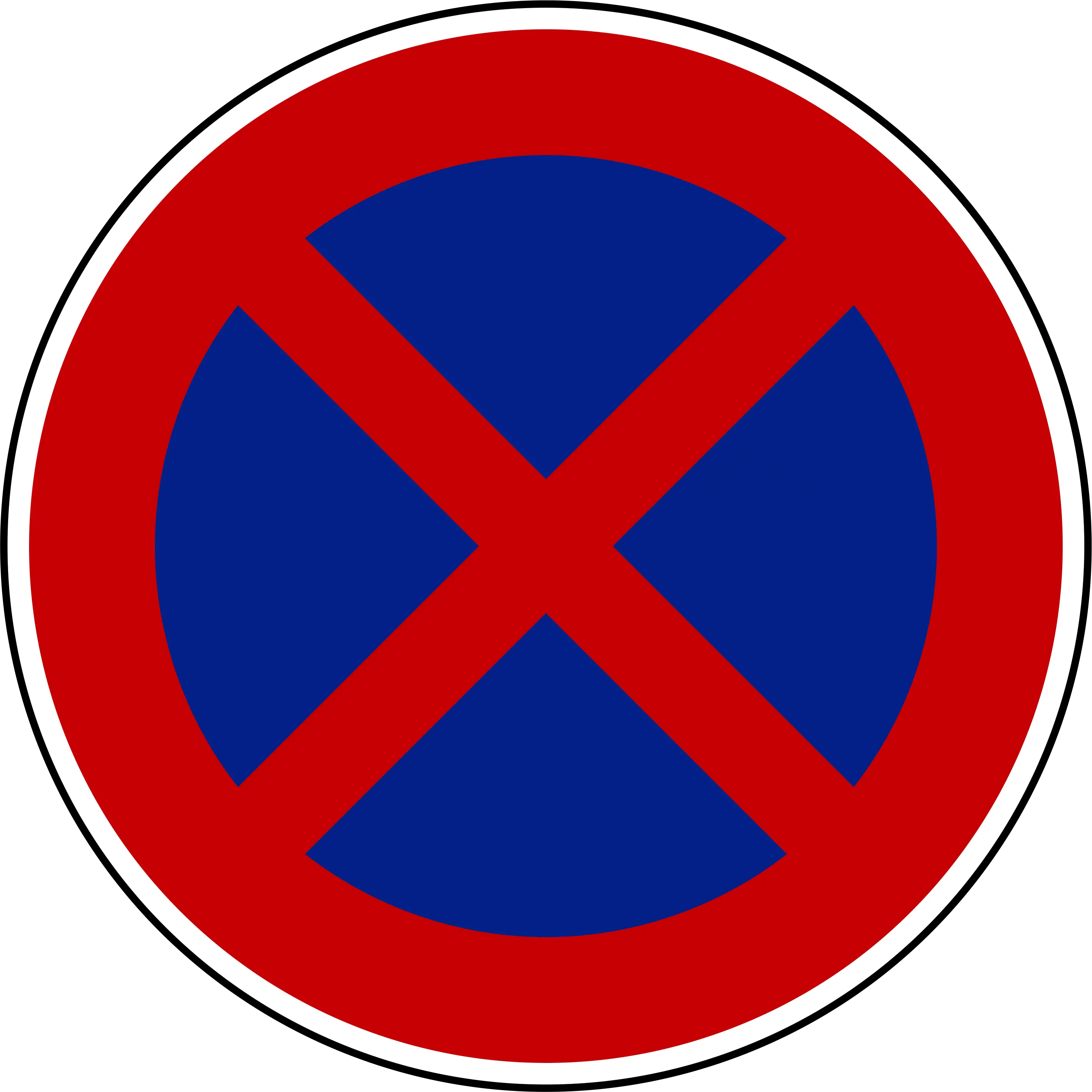 No stopping sign