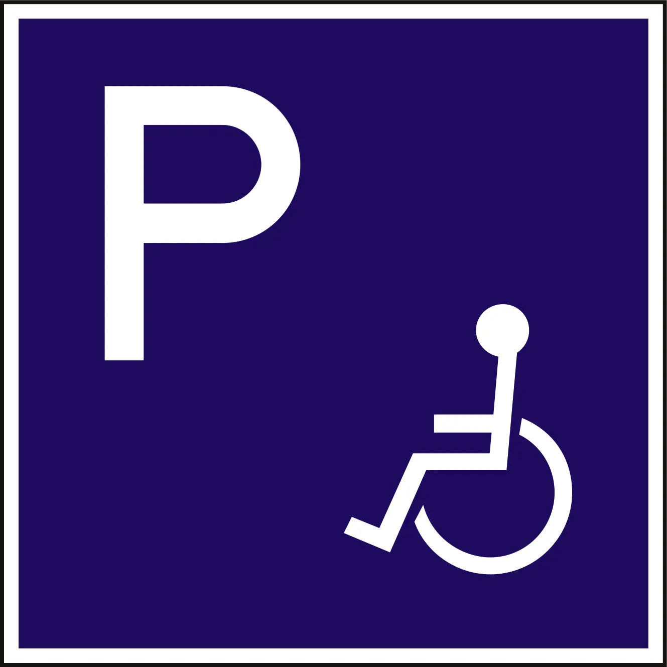 Parking for people with reduced mobility