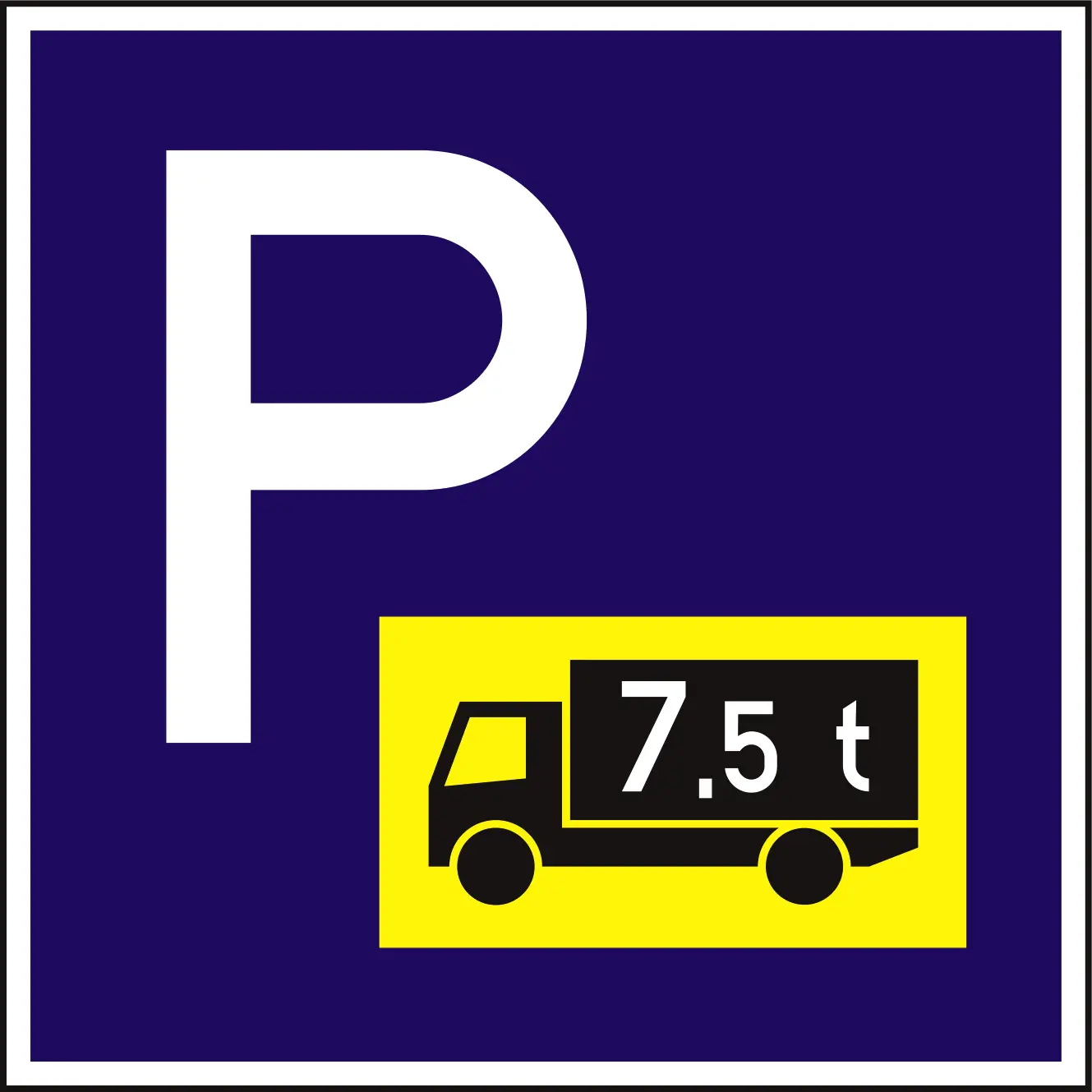 Parking for trucks only