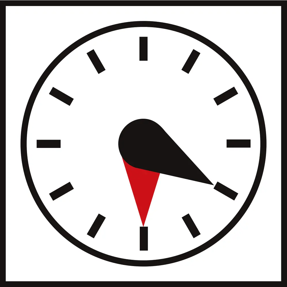 Place clock in dashboard sign
